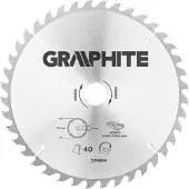 Graphite Widia-Sägeblatt, 250 x 30 mm, 40 Zähne