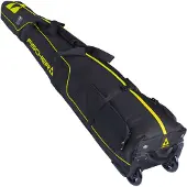 Fischer Skicase 1 Pair With Boot Pocket Alpine Race Wheels - 195 black/yellow