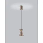 HELESTRA LED-Hängelampe LUK, braun, 1-flg., dimmbar