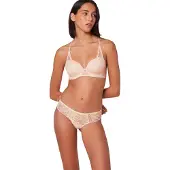 Triumph "Amourette Charm Delight" zweifarbige Spitze, gefüttert, Schmetterlings-Rücken aus Spitze