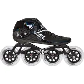 Powerslide Accel Race Black 100 Inlineskates, 43, 4x, 100