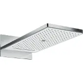 Hansgrohe Rainmaker Select, Fester Duschkopf, Chrom, Weiß, Zimmerdecke