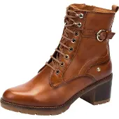 Pikolinos für Damen. W7H-8510 Braune Llanes Lederstiefeletten - Absatzhöhe 6cm (40), 3 bis 5 cm, 5 bis 8 cm, Reißverschluss, Lässig