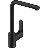 Hansgrohe Spültisch-Einhebelmischer 280 Focus M41 1jet, mattschwarz