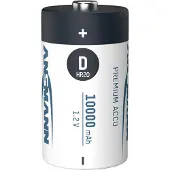 Ansmann Mono D Akku NiMH 10000mAh hochkapazitiv Akkubatterie (1 Stück)