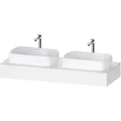 Duravit Collection One Konsole, 1400x550x170mm, Ausschnitt links u. rechts, QA4805018180000, Farbe: Weiß Matt