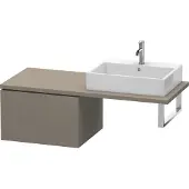 Duravit Konsolenunterschrank L-CUBE 400x620x547mm flannel grey seidenmatt
