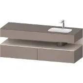 Duravit Einbauwaschtisch-Möbel-Set Qatego 160x50x60cm, Kon-WTU, B re, Tau m/bas ma