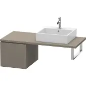 Duravit Konsolenunterschrank L-CUBE 400x420x547mm flannel grey seidenmatt