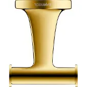 Duravit Starck T Handtuchhaken, doppelt, 0099303400, Farbe: Gold Poliert