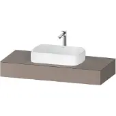 Duravit Collection One Konsole, 1200x550x170mm, mit Ausschnitt mittig, QA4802043430000, Farbe: Basalt Matt
