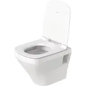 Duravit Wand-WC, Tiefspüler DuraStyle Compact 37x48cm, 4,5 l, Rimless, HygieneGlaze