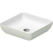 Duravit Aufsatzwaschtisch DuroCast + Sivida 40x40cm, I.Fa w m, Auß.Fa blassgrün ma