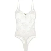 Dorina Stringbody "Origins", Damen, Gr. M, N-Gr, beige (ivory), Spitze, Obermaterial: 85% Polyamid, 15% Elasthan, körpernah, Bodys Stringbody, durchgehende Spitze, ohne Bügel, nicht wattiert