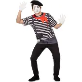MOM T-shirt Mime Herrenkostüm
