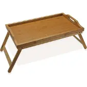 Versa Faltbares Betttablett Aus Holz Und Bambus 30x23x50 Cm
