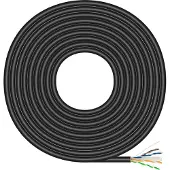 Aisens A135-0675, 100 m, Cat6, U/UTP (UTP), Schwarz