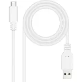 Nanocable Nano Cable 10.01.2101-W USB 2.0 Kabel USB-C/M-A/M Weiß 1