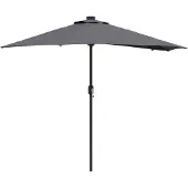 vidaXL Garten-Sonnenschirm Anthrazit 294 x 150 x 223 cm