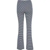 Culture Stoffhose "Casual Hose CUtea", Damen, Gr. XXL, N-Gr, blau (marineblaus, weiß stripe), Obermaterial: 95% Baumwolle CO. 5% Elasthan EL., Hosen Stoffhose