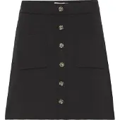Ichi Midirock "Damen Casual IHKETTY", Damen, Gr. XS, schwarz, Obermaterial: 80% Baumwolle CO. 18% Polyamid PA. 2% Elasthan EL., Röcke Midirock