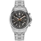 Jacques Lemans 1100000002199 "Liverpool", silber (silberfarben, grau), Armbanduhren, Herren, 1100000002199, Quarzuhr, Armbanduhr, Herrenuhr, Edelstahlarmband, analog, Tag