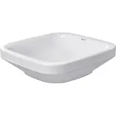 Duravit Aufsatzwaschtisch DuraStyle 43x43cm, geschli., o. HL, ÜL, HLB, weiß