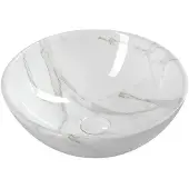 Hak DALMA Keramik-Waschtisch Ø 42 cm, carrara
