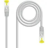 Nanocable 10.20.1900, 0,5 m, Cat6a, SF/UTP (S-FTP), RJ-45, RJ-45, Grau
