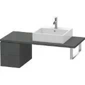 Duravit Konsolenunterschrank L-CUBE 400x320x547mm graphit matt