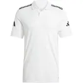 Adidas Poloshirt PERFORMANCE "SQUADRA25 COTTON", Herren, Gr. XXL, schwarz-weiß (weiß, schwarz), Obermaterial: 65% Polyester, 35% Baumwolle, Shirts Poloshirt
