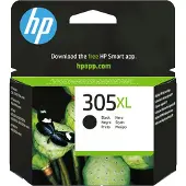 HP 305XL Schwarz Original Druckerpatrone mit hoher Reichweite, Hohe (XL-) Ausbeute, Schwarz, Tinte auf Pigmentbasis, 4 ml, 1 Stück(e), 300 Seiten