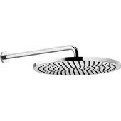 Dornbracht Regenbrause mit Wandanbindung, Ø 400mm, Ausladung 450mm, 28659970-42, Farbe: Bronze gebürstet