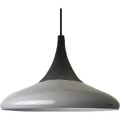 Bamyum Pendelleuchte Paladin Grau Metall Ø35cm, Modern Hängelampe