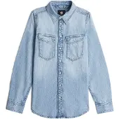 G-Star Slim Western Hemd - Hellblau - Damen - XS