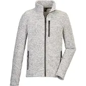 G.i.g.a. dx Fleecejacke "GW 55 MN KNTFLC JCKT", Herren, Gr. S, weiß (naturweiß), Obermaterial: 100% Polyester, BY KILLTEC, Jacken Fleecejacke, Zeitlose Strickfleecejacke, Taschen mit Zipper