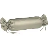 Fleuresse Nackenrollenbezug "Colours", grau (taupe), B:15cm L:40cm, Mako-Satin, Obermaterial: 100% Baumwolle, Kissenbezüge, Nackenrollenbezug, Mako Satin, glänzend, glatt, Premium Qualität