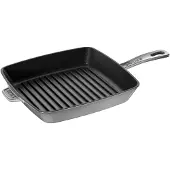 Zwilling Grill Pans American Grill 26 cm, Gusseisen, Graphit-Grau