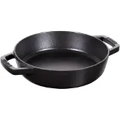 Staub Pans Bratpfanne mit 2 Griffen 20 cm, rund, Schwarz, Gusseisen