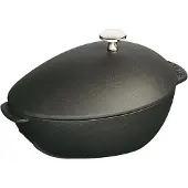 Staub ZWILLING SPECIALITIES, 2 l, Schwarz, Keramik, Gas, Halogen, Induktion, Versiegelte Platte, Eisenguss, Eisenguss, Schwarz
