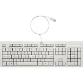HP 225 Maus und Tastatur (kabelgebunden), Volle Größe (100%), Kabelgebunden, USB, Weiß, Maus enthalten