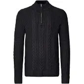 Blend Troyer "Troyer BHBasim", Herren, Gr. XL, schwarz, Obermaterial: 50% Baumwolle CO. 47% Polyacryl PAN. 3% Nylon NY., Pullover Troyer