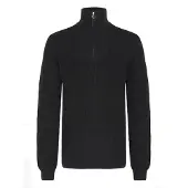Blend Troyer "Troyer BHDeno", Herren, Gr. M, schwarz, Obermaterial: 50% Baumwolle CO. 50% Polyacryl PAN., Pullover Troyer