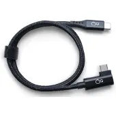 Bachmann Ochno USB-C Kabel gewinkelt 0,7m schwarz