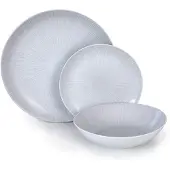 Barazzoni Geschirrständer, 3-fach, Porzellan, grau