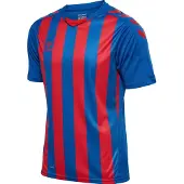 Hummel Herren Trikot Core Striped XK Polo Jersey S/S 211458-7358 XXXL - True Blue/True Red - XXXL