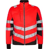 F-engel Warnschutz Softshell Jacke Safety 1158-237-4720 Gr. XS rot/schwarz