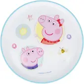 Tinisu Peppa Pig Teller - rutschfester Plastik Teller für Kinder