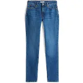Tommy Hilfiger Slim-fit-Jeans "DNM FLO SLIM RW", Damen, Gr. 30, Länge 32, blau (flo), Denim/Jeans, Obermaterial: 99% Baumwolle, 1% Elasthan, slim fit, Jeans Slim-fit-Jeans