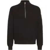 !Solid Troyer SOLID "Troyer SDRiver", Herren, Gr. L, schwarz (true schwarz), Obermaterial: 100% Baumwolle CO., Pullover Troyer